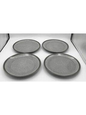 Maddox Gray by Mikasa 8.25 Inch Salad Plates Set of 4 Pattern Code: MIKMADGR